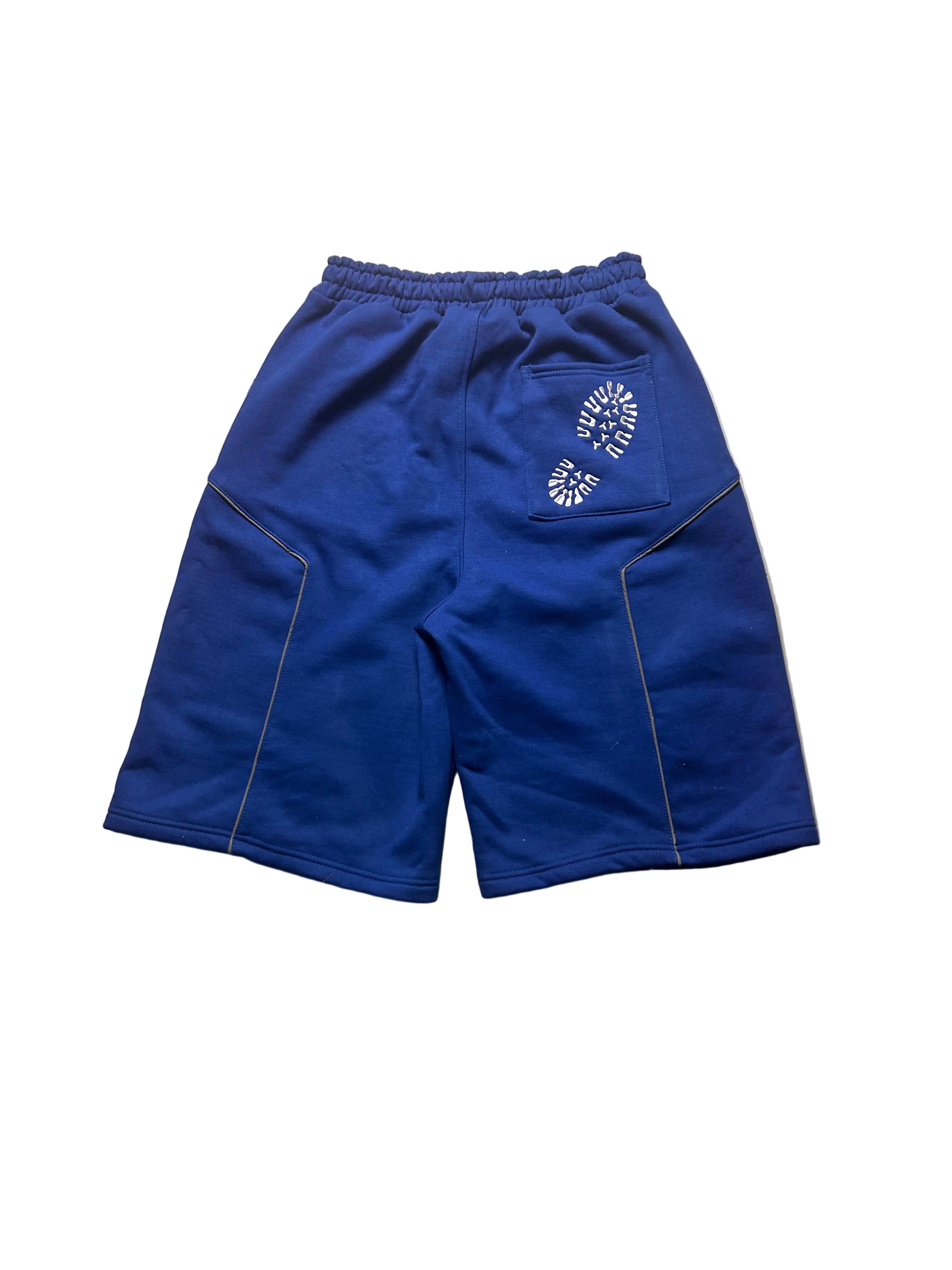 ROYAL BLUE SILVERLINE SHORTS