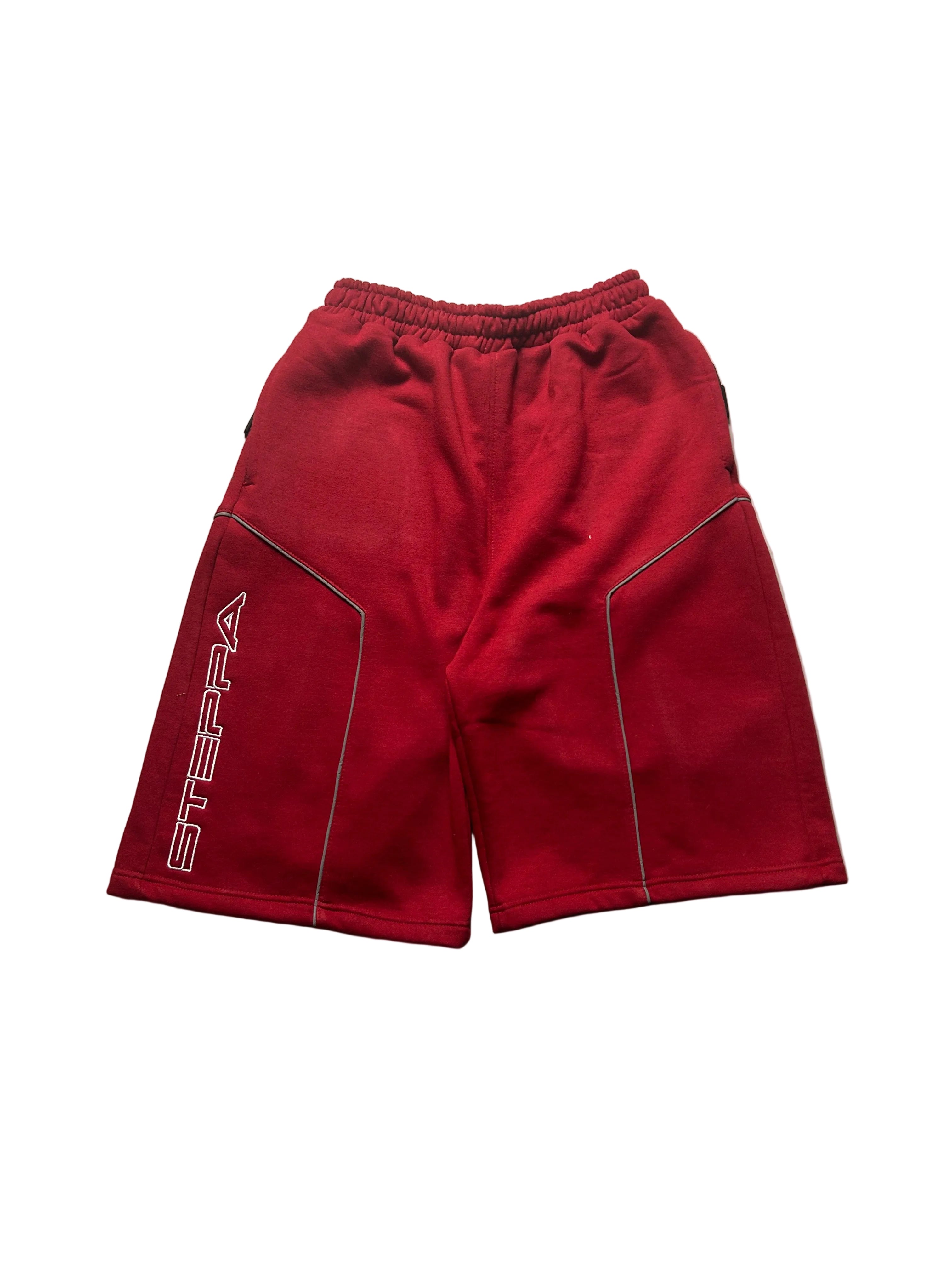 WINE RED SILVERLINE SHORTS