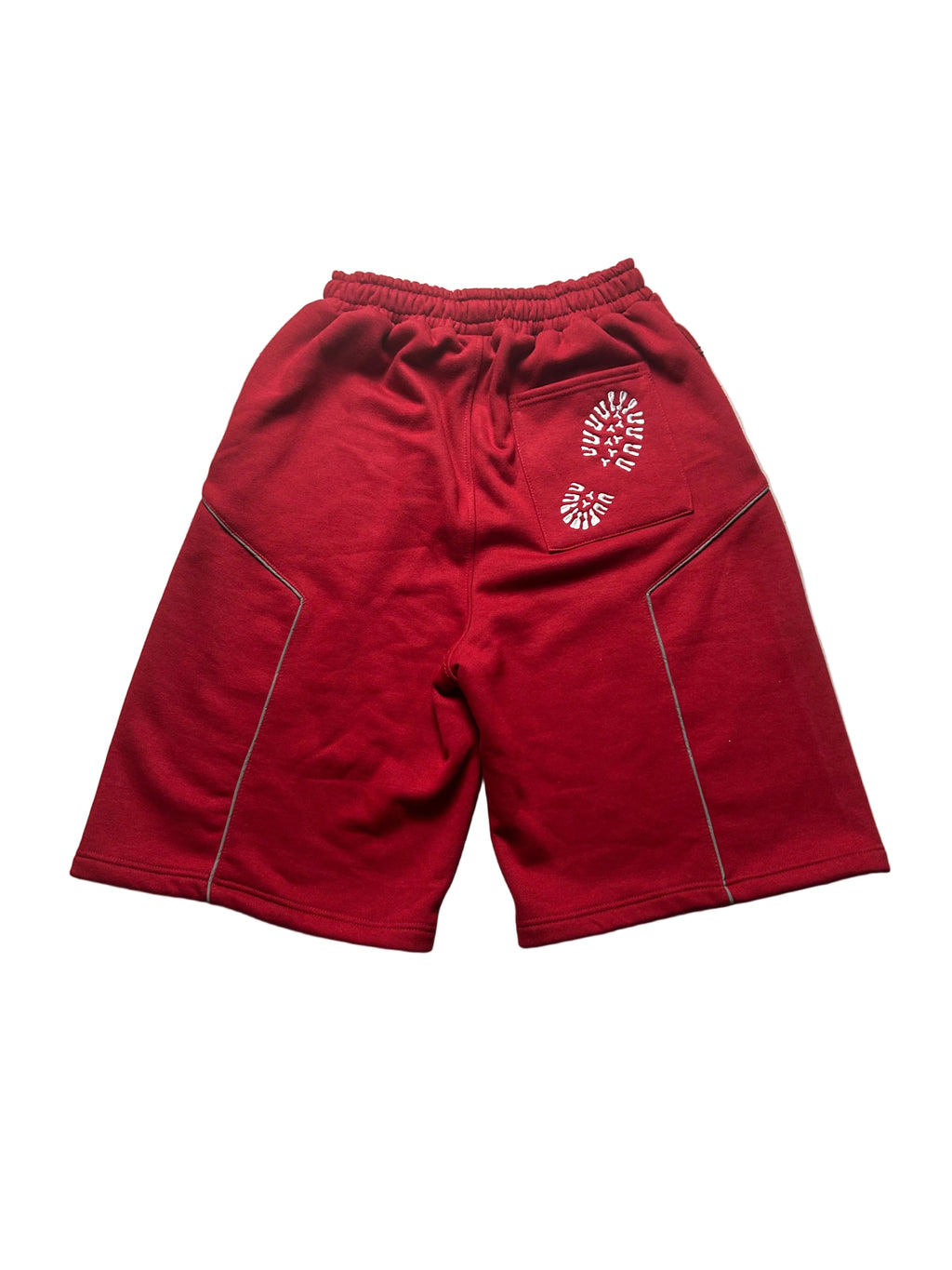 WINE RED SILVERLINE SHORTS